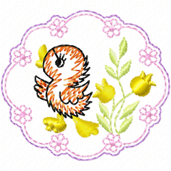 Small Birds Embroidery Design 7